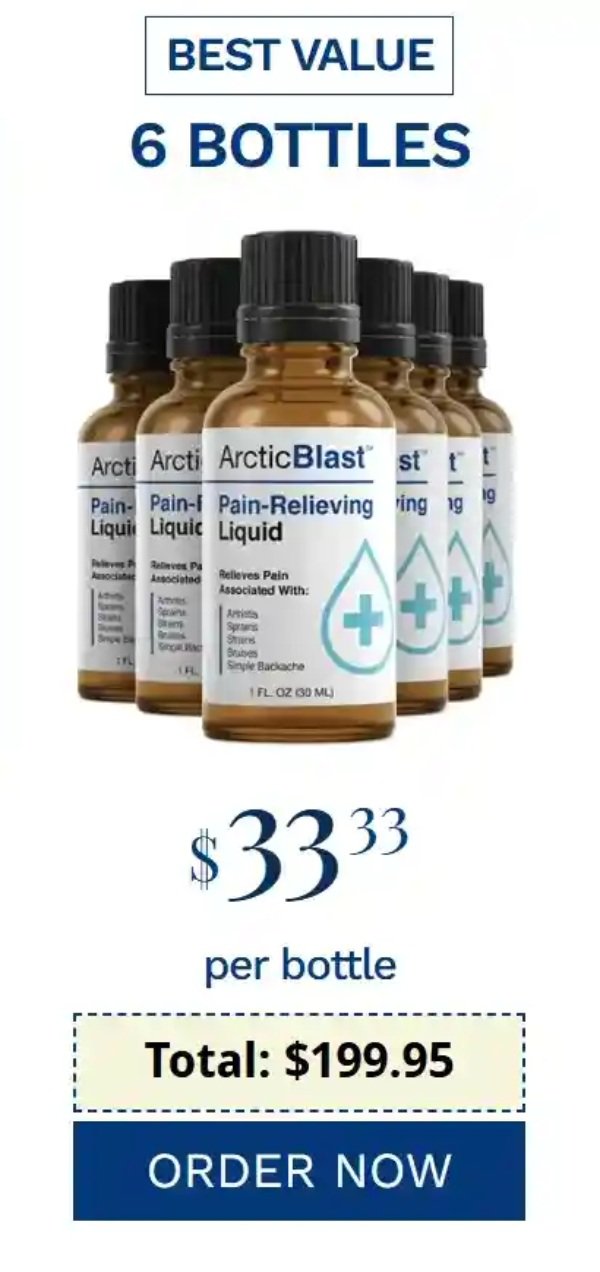 ArcticBlast Buy 6 Bottles